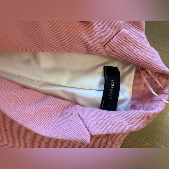 Zara Pink Blazer Coat Size XS - Picture 9 of 9